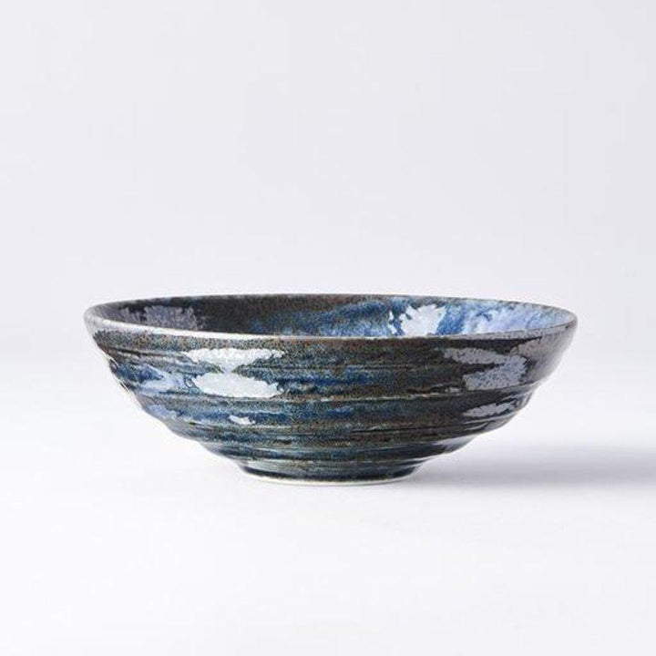 Save on Midnight Blue Small Bowl Made in Japan at BEON. 14cm diameter x 4.5cm height Small Bowl in Midnight Blue design Featuring a dark indigo gloss with subtle brown undertones. The glaze runs over a pattern of concentric circles. It works in perfect harmony with the rustic shapes made by the kiln. This small dish is the perfect size for sauces, dips, snacks or your favourite set dessert. Handcrafted in JapanMicrowave and dishwasher safe.