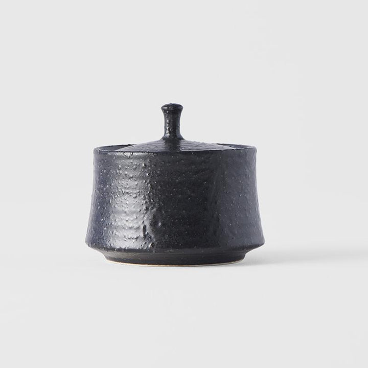 Save on Matte Black Sugar Pot Made in Japan at BEON. 6cm diameter x 4cm height Sugar pot in Matte Black design. Use this beautiful sugar pot to keep sugar. Handmade in JapanMicrowave and dishwasher safe