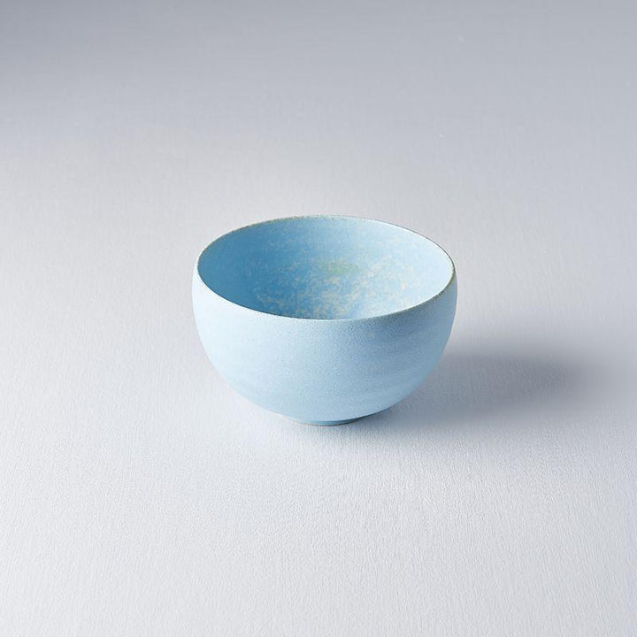 Save on Soda Blue Medium U Shape Bowl Made in Japan at BEON. 13cm diameter x 7.5cm height Medium U shape bowl in Soda Blue design The Soda Blue range features a soft pastel blue, highlighted by a gentle play of white. Each piece has a unique pattern determined by its position in the kiln during the firing process. Use this bowl for your favourite breakfast cereals, desserts or as a rice bowl. Handcrafted in JapanMicrowave and dishwasher safe.