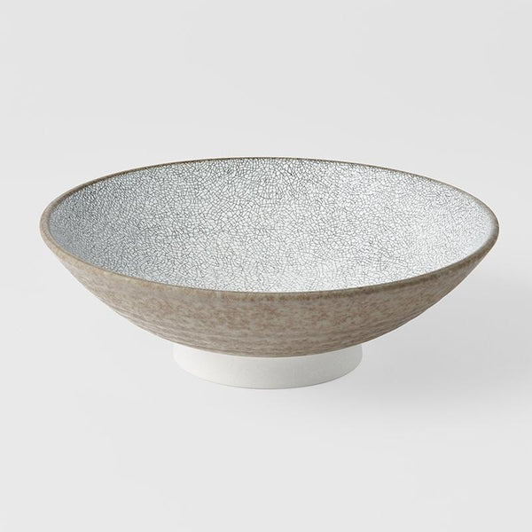 Ramen Bowl in Crazed Grey Design