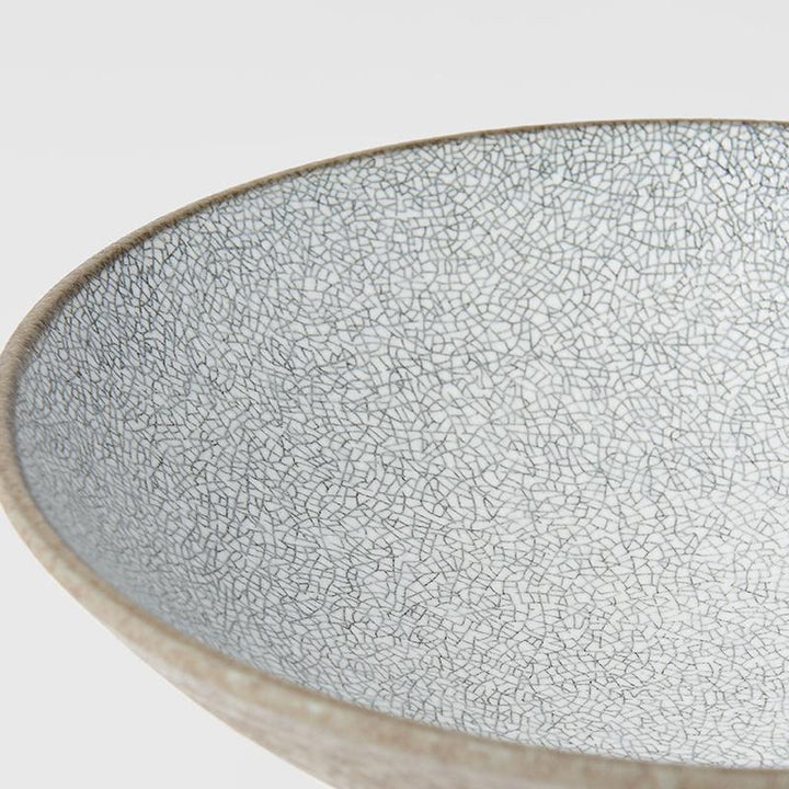 Ramen Bowl in Crazed Grey Design