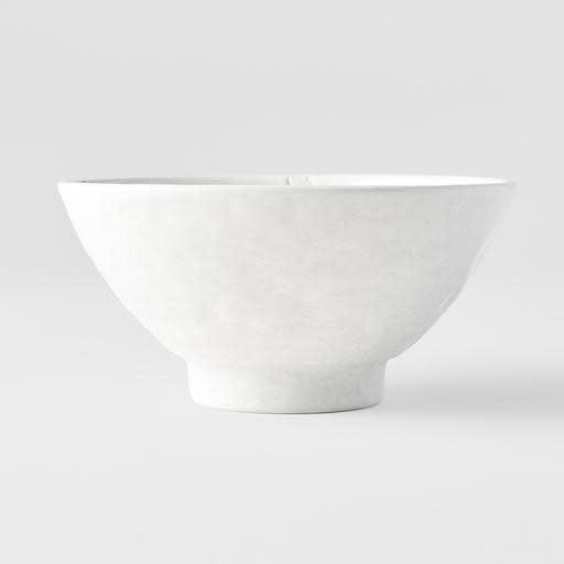 Save on White Blossom Medium Bowl Made in Japan at BEON. 16cm diameter x 7.5cm height Medium Bowl in White Blossom design The White Blossom range features a Sakura blossom motif on a powder white gloss glaze. The cherry blossom is a special flower for the people of Japan representing renewal and the ephemeral nature of life. Use these bowls for sides, rice, dips or snacks. They are a great sized bowl for breakfast cereals and desserts. Handcrafted in JapanMicrowave and dishwasher safe