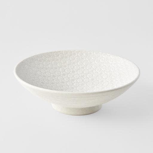 Save on White Star Ramen Bowl Made in Japan at BEON. 25cm diameter x 8cm height Ramen Bowl in White Star design Traditionally used for ramen, this bowl can be used for curries, risottos, salads or pasta. This ramen bowl makes a great engagement or wedding gift. Handmade in JapanMicrowave and dishwasher safe