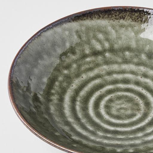 Save on Sage Open Bowl Made in Japan at BEON. 22cm diameter x 5cm height Open Bowl in Sage design This open bowl is a great shape for sharing dishes. Use for pasta, curries, risottos or salads. Handmade in Japan. Microwave and dishwasher safe.