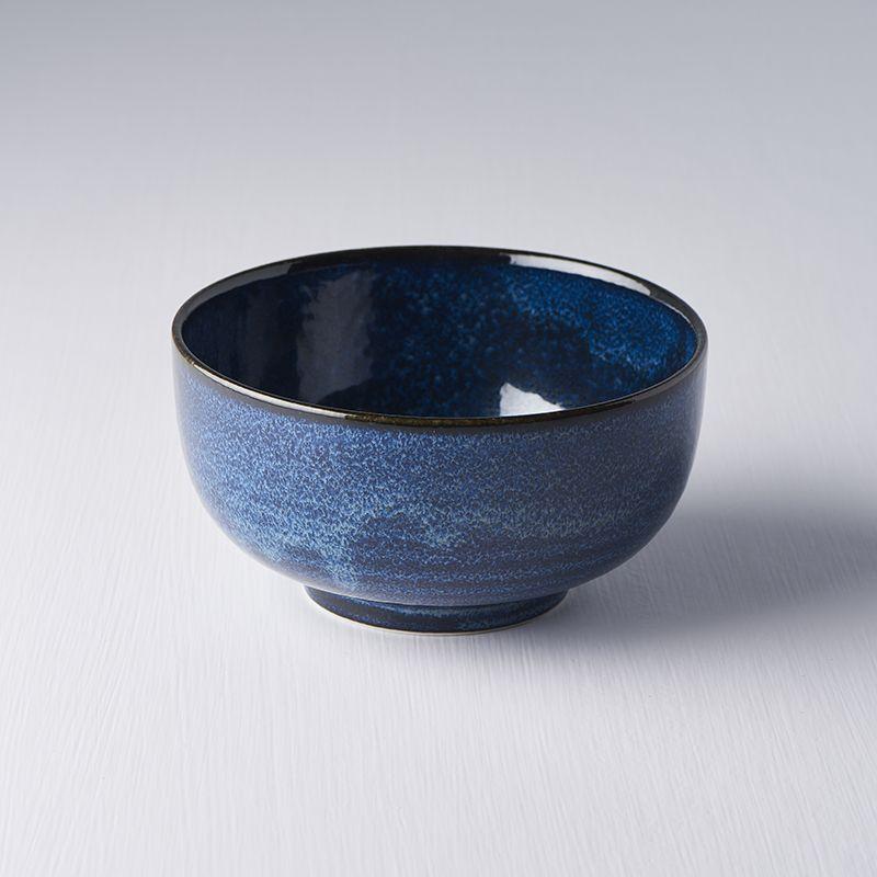 Save on Indigo Blue U Shaped Bowl Made in Japan at BEON. 16cm diameter x 8cm height U Shaped bowl in Indigo Blue design.The Indigo Blue range is a popular glaze due the richness and depth of colour. A unique dappling effect means no two are the same. This bowl can be used for rice, soups and curry.Handcrafted in Japan.Microwave and Dishwasher safe.