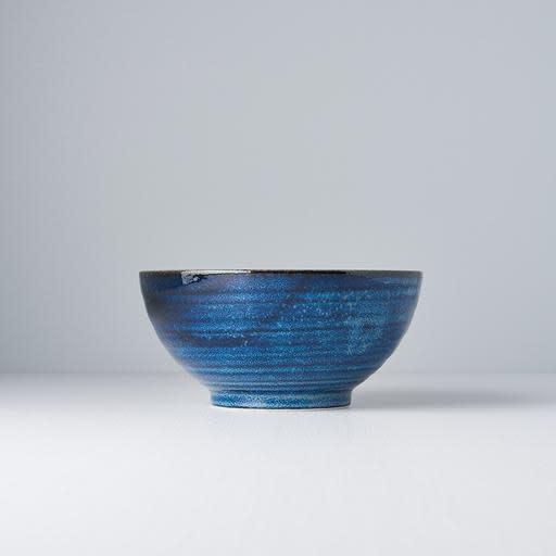 Save on Indigo Blue Medium U Shaped Bowl Made in Japan at BEON. 18cm diameter x 9cm height. Medium U Shaped bowl in indigo blue design. The Indigo Blue range is a popular glaze due the richness and depth of colour. A unique dappling effect means no two are the same. The deep shape of this bowl is perfect for soups, noodles, pasta and risottos. Handcrafted in Japan. Microwave and dishwasher safe.