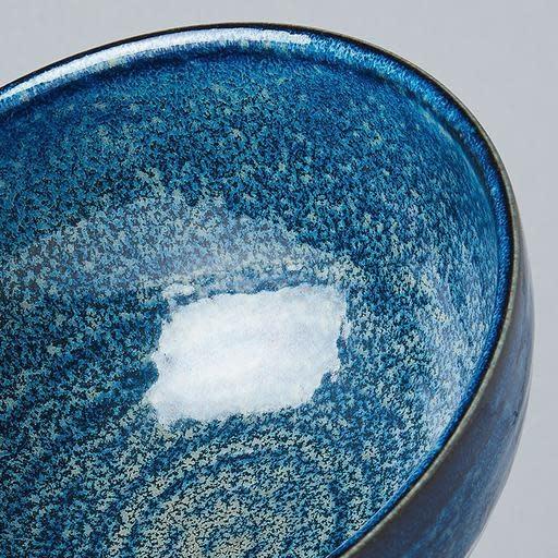 Save on Indigo Blue Medium U Shaped Bowl Made in Japan at BEON. 18cm diameter x 9cm height. Medium U Shaped bowl in indigo blue design. The Indigo Blue range is a popular glaze due the richness and depth of colour. A unique dappling effect means no two are the same. The deep shape of this bowl is perfect for soups, noodles, pasta and risottos. Handcrafted in Japan. Microwave and dishwasher safe.