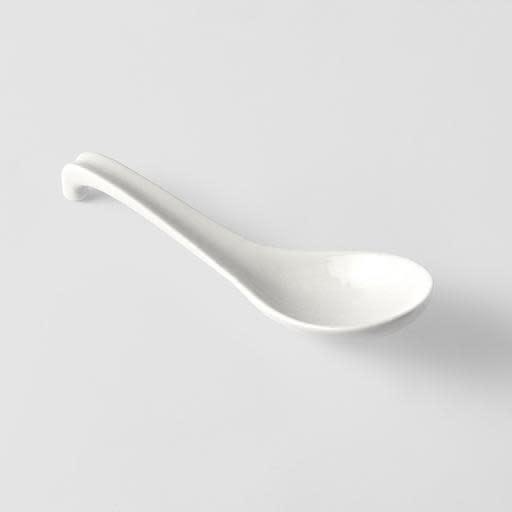 Save on Matte White Large Spoon Made in Japan at BEON. 17.5cm length Large ceramic spoon in Matte White design Use when serving ramen, noodles and soups. Handmade in Japan.Microwave and dishwasher safe.