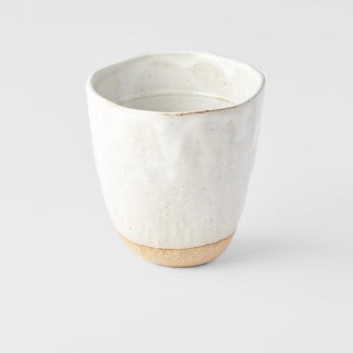 Lopsided Tea-Mug Large 275ml in White & Bisque Lopsided Tea-Mug Large 275ml in White & Bisque Mug In stock at BEON.COM.AU