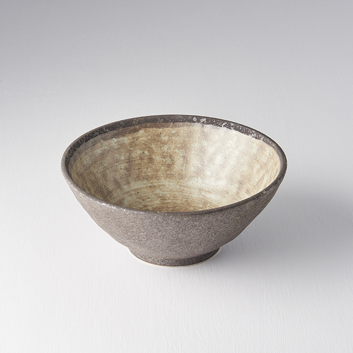 Save on Nin-Rin Udon Bowl Made in Japan at BEON. 20cm diameter x 8cm height Udon Bowl in Nin-Rin design The Nin-Rin range features a circular sweep of golden ochre over the signature 'Earth' glaze. No two pieces are the same due to a unique hand glazing technique used to create the swirling pattern. Traditionally used for udon, the deep shape of this bowl is perfect for soups, noodles, pasta, salads and curry dishes. Handcrafted in JapanDishwasher and microwave safe.