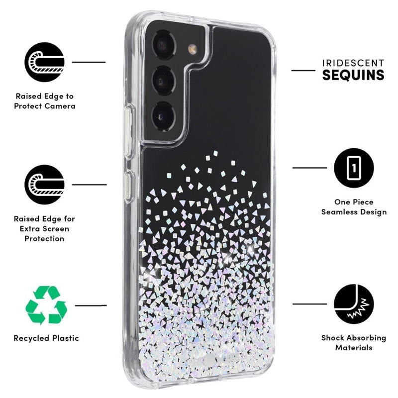 Galaxy S22 (6.1") CaseMate Twinkle Ombre Rugged Case - Diamond CM048038 CASEMATE