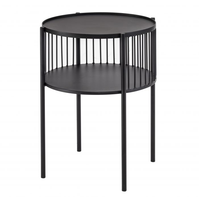 Amalfi Fabien Side Table Black 40x40x55cm More Information Color : Black Size : 40x40x55cm Material Composition : Made from 100% Iron. Extra Features : Handmade Country Of Origin : Made in China Packaging Key : ST TFFUAM0003 Amalfi $220.99 9345869231389