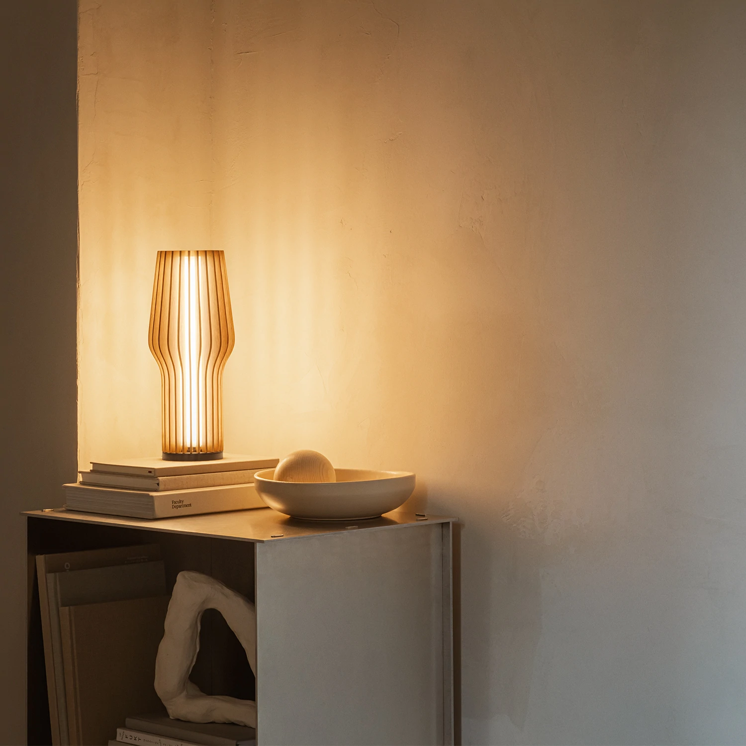 Buy Eva Solo Radiant Table Lamp in Oak Table Lamps The Eva Solo Radiant Table Lamp in Oak is the perfect way to infuse "hygge" into your home. Cordless and with a touch-sensitive switch, it can easily be placed on your bookshelf or patio to create an invi