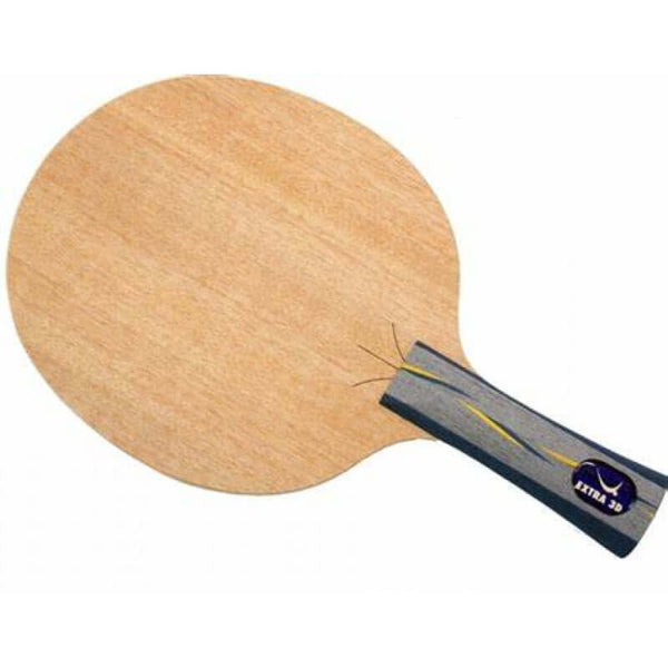 Buy & Save on Yasaka Extra 3D Blade | Yasaka Extra 3D Blade The Yasaka Extra 3D is designed for players who are looking for more power but still want control when blocking and returning serves. The secret behind 3D technology is the cut of 3 slots which give the blade more flexibility, a catapulting effectÊand absorbs vibration | Yasaka Japan at BEON