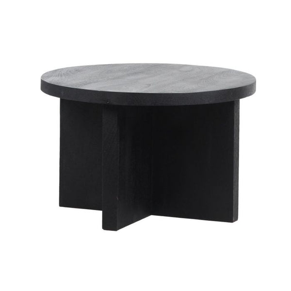 Amalfi Lyall Coffee table Brushed Black 70x70x45cm This Amalfi coffee table is unique, charming and sophisticated.With an eccentric silhouette and bold colour palette, it’s both stylish and practical.Made from mango wood, it’s the perfect statement piece.