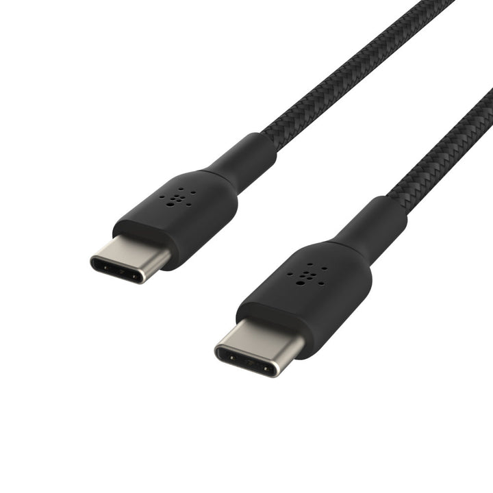 BELKIN BOOSTCHARGE Braided USB-C to USB-C Charge/Sync Cable 1 Meter - Black CAB004BT1MBK Belkin