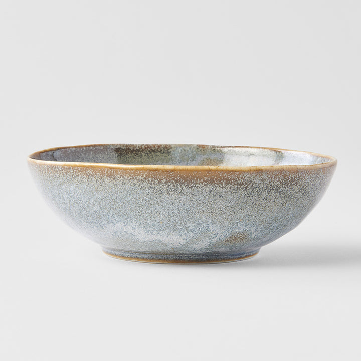 Small Oval Bowl 14cm / Steel Grey glaze