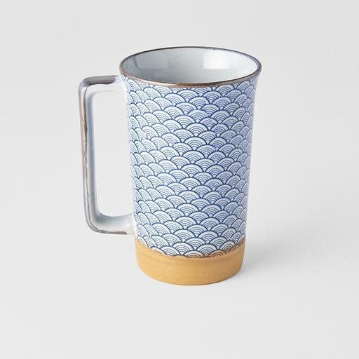 Save on Indigo Wave Desn Large Mug With Handle 13h 400ml C1365 Made in Japan at BEON. made in japan