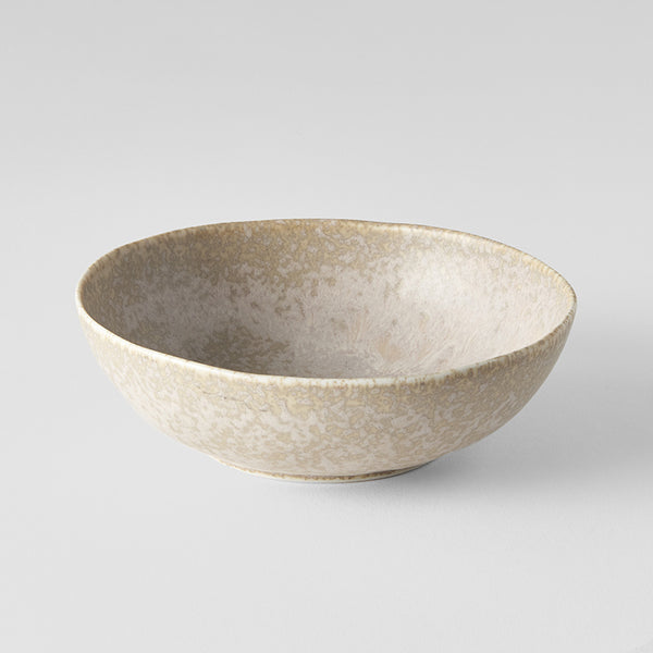 Save on Small Oval Bowl 14cm / White Fade Glaze Made in Japan at BEON. The White Fade range is designed and made at the Taka kiln in Gifu prefecture, Japan.13cm x 14cm diameter4cm heightMade of 'Minoyaki' porcelain, fired at a high temperature and hand finished at the Taka kiln in Gifu prefecture, Japan. The White Fade Glaze features an opaque white, blended with mushroom tones of pink and ivory. Each piece has a unique dappled pattern determined by its position in the kiln during the firing process. Focusi