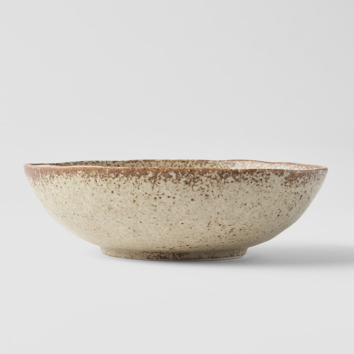 Medium Oval Bowl 17cm / Sand Fade Glaze