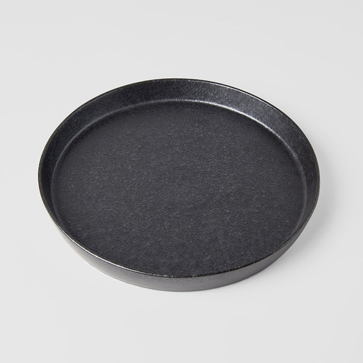 Save on Craft Black Round Plate High Rim 25d 3h C6924 Made in Japan at BEON. made in japan