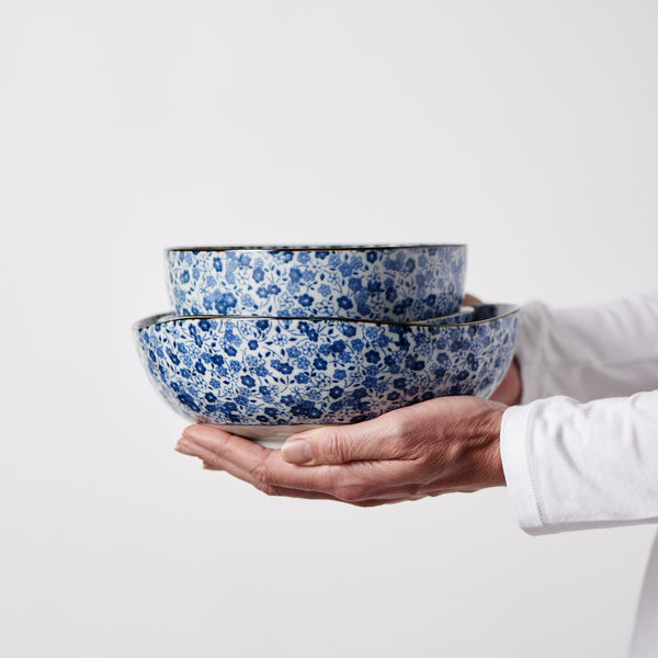 Medium Bowl 13cm / Daisy Pattern Glaze