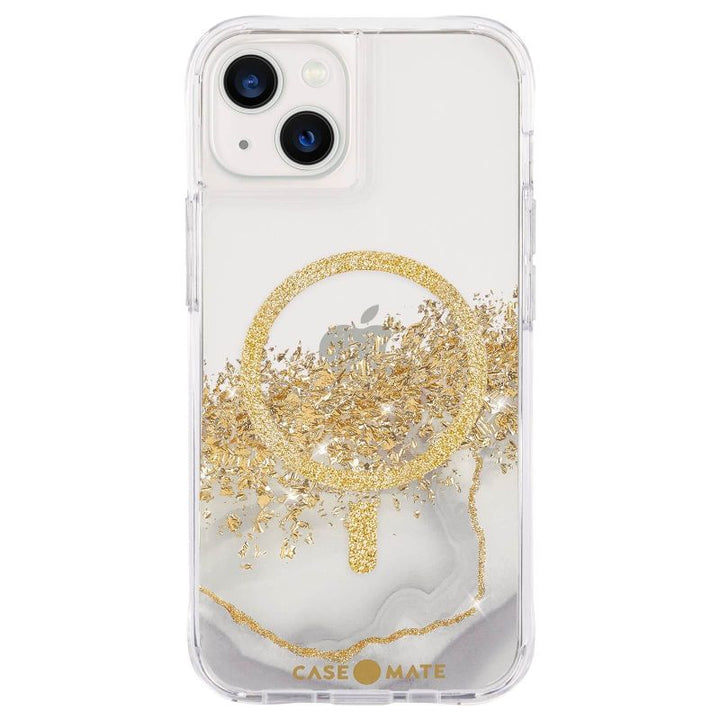 iPhone 14 Plus (6.7") CaseMate Karat Marble Rugged Case W/Magsafe - Gold CM049032 Casemate