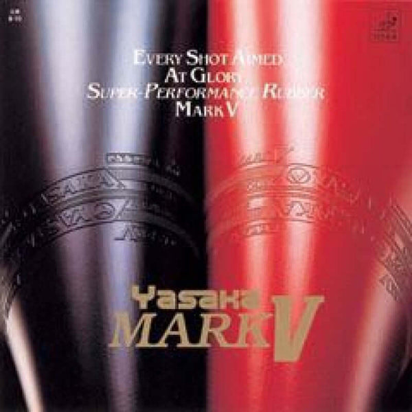 Buy & Save on Yasaka Mark V Rubber | Yasaka Mark V Rubber The legendary Mark V was one of the first to blend natural and synthetic rubbers. This has beenÊa top-selling rubber since the 1970s.ÊIt has been a strong weapon in world class championship play with its dynamic speed, spin and great control. ItÊhas beenÊused by several Australian Olympians and Commonwealth Games representatives. So why is Mark V so popular? Its strength is its versatility. Push, block, loop or serve, Mark V is steady and reliable in