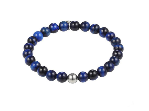 Buy online & save Blue Tiger Eye Beaded Bracelet |Cudworth |BEON.COM.AU Men’s Beaded Bracelet from the 2019 Cudworth Jewellery range featuring: - Blue Hematite beads with Stainless Steel feature bead - One size fits all stretch inner core - Comes in official Cudworth gift pouch. Bracelets Cudworth at BEON.COM.AU