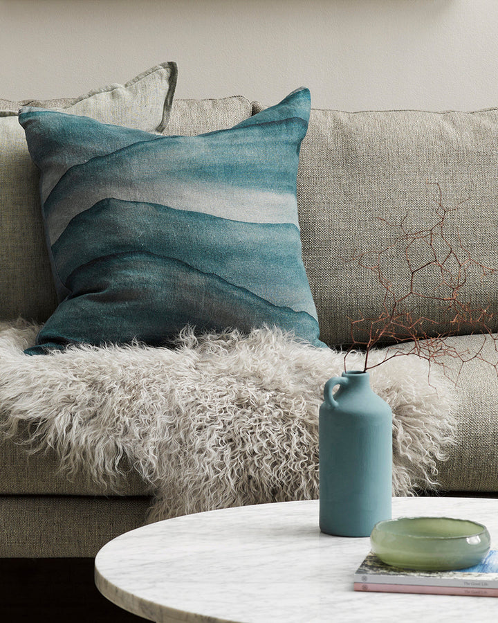 Meru Tibetan Lamb Hide Bring a warm and cosy feel to a room with the impossibly soft texture of Tibetan lamb fur. Gorgeously shaggy with a natural curl, our Meru hide adds sumptuous texture and an element of nature into your space. This restful silver ton