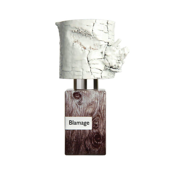 Buy online & save Nasomatto Blamage Parfum Extrait |Nasomatto |BEON.COM.AU Believing the senses to be our primary instruments that guide our reactions, Nasomatto aims to evoke a visceral response in those who encounter it. Blamage is a peppery and light composition, yet not without strength and longevity. It has mysterious floral accords and a strong woody character giv... Nasomatto at BEON.COM.AU