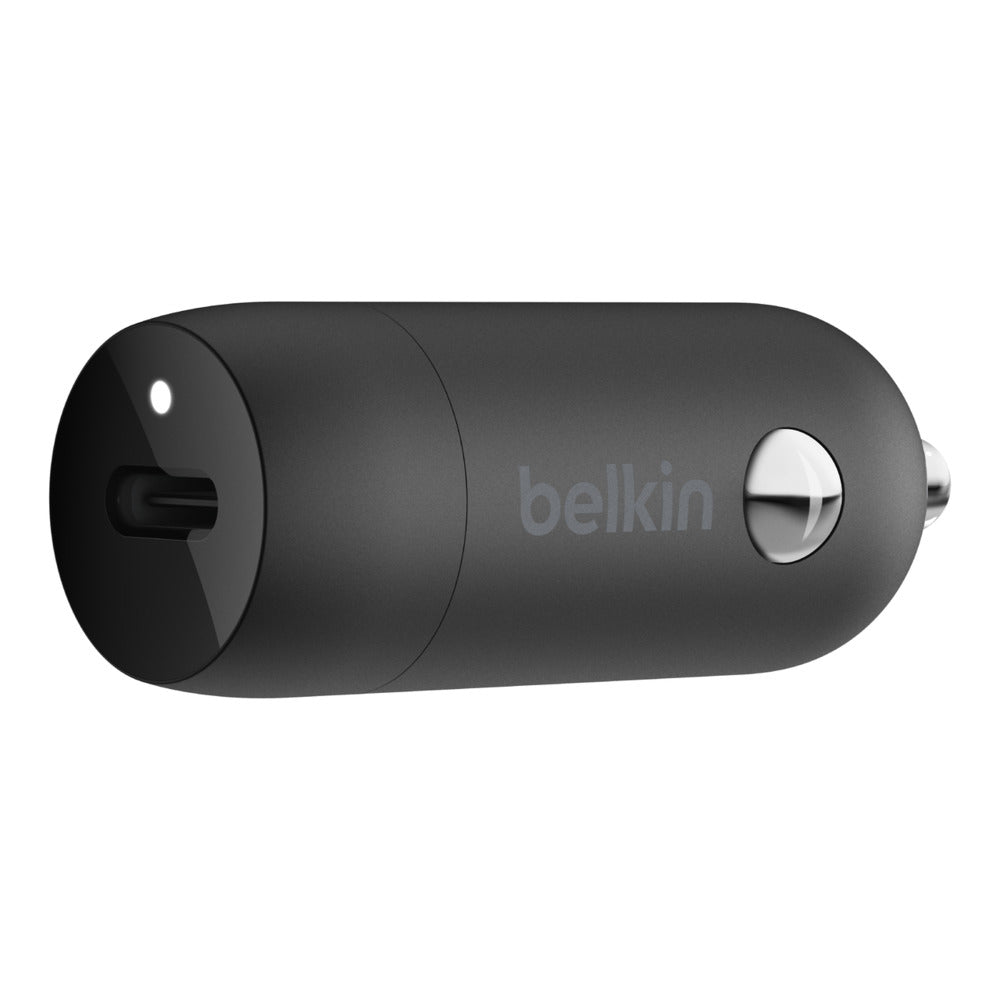 BELKIN BOOSTCHARGE 20W USB-C PD Car Charger + USB-C to Lightning Cable CCA003bt04BK Belkin