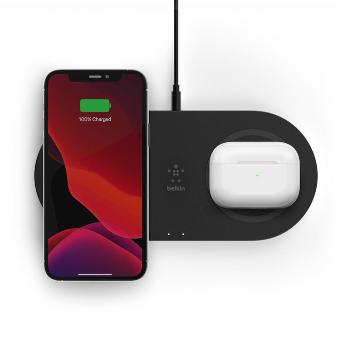 BELKIN BOOSTCHARGE 15W Dual Wireless Charging Pads - Black WIZ008AUBK Belkin