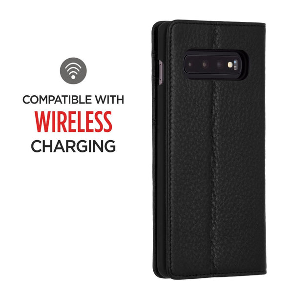 SAMSUNG GALAXY S10 PLUS (6.4-INCH) CASEMATE WALLET FOLIO CASE - BLACK CM038592 Casemate