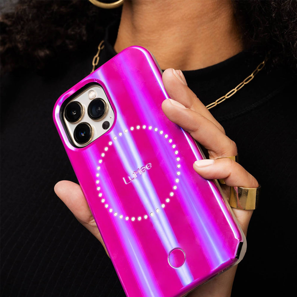 iPhone 13 Pro/13 (6.1) CASEMATE Halo LuMee Case - Hot Pink Volatage LM047816 Casemate