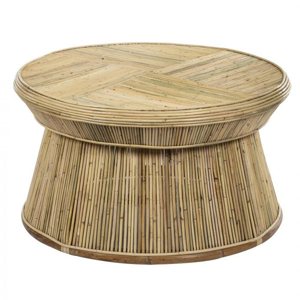 Amalfi Majella Coffee Table Natural 80x80x45cm Amalfi coffee tables are perfect accessories to elevate any space. This Majella Coffee Table is both stylish and practical. Made from hand crafted rattan, it features a smooth silhouette and beautiful grain p