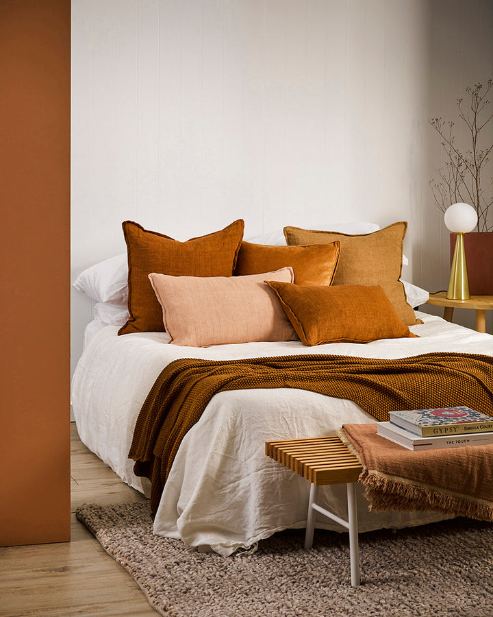Quattro Cushion Create an alluring and sophisticated space with the sumptuous effect of velvet. Our easy-to-care-for Quattro adds a soft, luxurious addition to any space. Double-sided and featuring a piped edge, the Quattro is made from durable polyester
