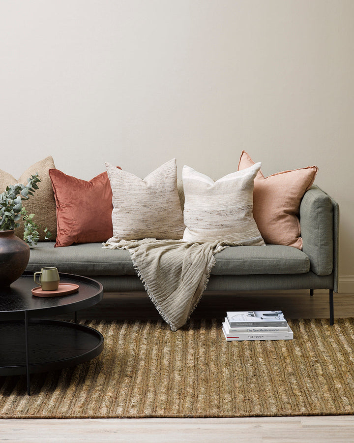 Quattro Cushion Create an alluring and sophisticated space with the sumptuous effect of velvet. Our easy-to-care-for Quattro adds a soft, luxurious addition to any space. Double-sided and featuring a piped edge, the Quattro is made from durable polyester