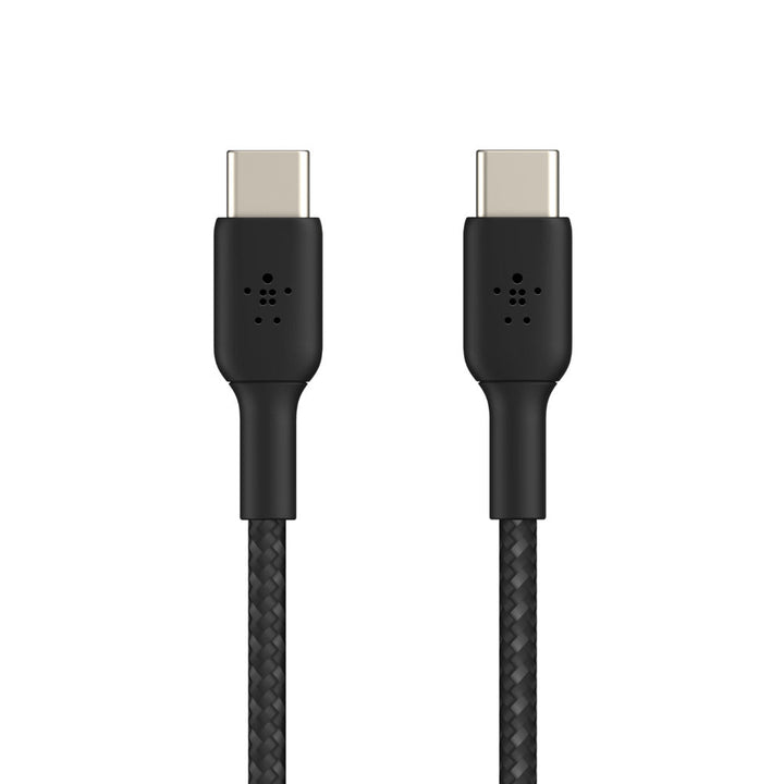 BELKIN BOOSTCHARGE Braided USB-C to USB-C Charge/Sync Cable 1 Meter - Black CAB004BT1MBK Belkin