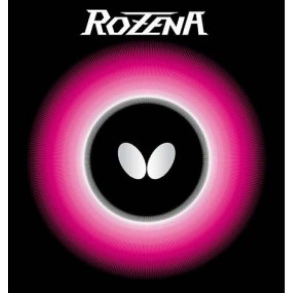 Buy & Save on Butterfly Rozena Table Tennis Rubber | Butterfly Rozena Table Tennis Rubber Description ÊRozena, a rubber equipped with the world stunning Spring Sponge; its feature is high tolerance realised thanks to the combination of Spring Sponge dyed in rose with a newly-developed top-sheet. The unique High Tension Technology developed by Butterfly Enables powerful strokes to be exerted as well as a high level of consistency in play created by compensating for the delicate errors such as blade angle an