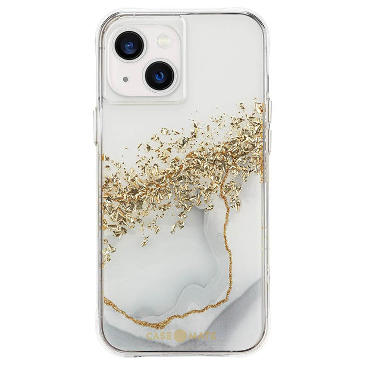 iPhone 14 (6.1") CaseMate Karat Marble Rugged Case - Gold CM049156 CASEMATE