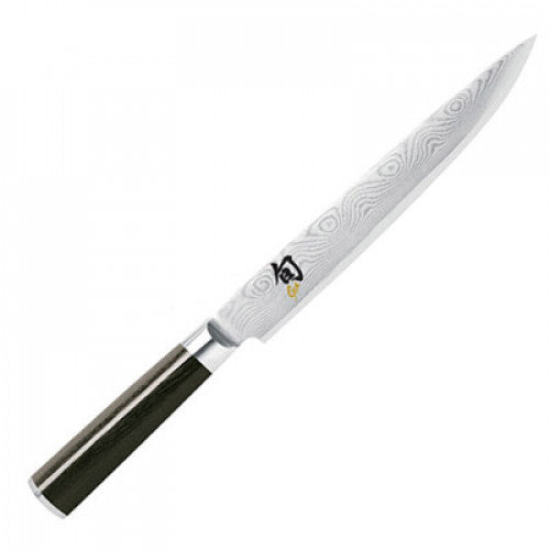 BEON.COM.AU Shun Classic Santoku Kitchen Knife 18cm Model Number DM-0702   Shun Classic Knives have taken over 50 Years of manufacturing processes to form the perfect knife that it is. The clad-steel blade that is rust free with 16 layers of high carbon stainless steel clad onto each side of a VG10 'supe... Shun at BEON.COM.AU