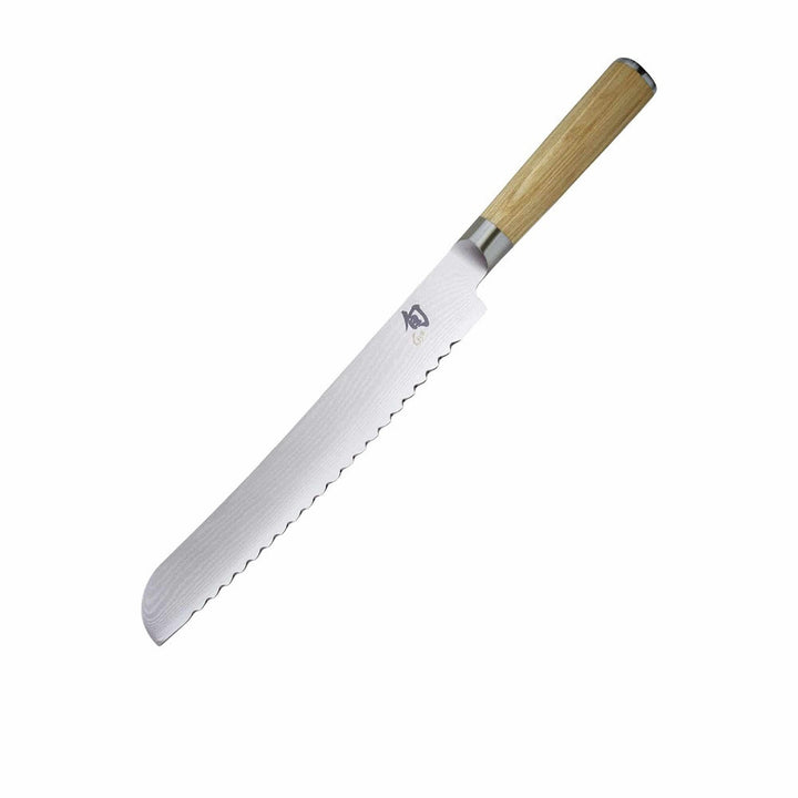 Buy online & save Shun Classic White Bread Knife 22.9cm |Shun |BEON.COM.AU With its keen edge and gorgeous design, the handcrafted Japanese Shun Classic White collection is both a long time favourite of homecooks and professional chefs alike. Each knife in this collection features Shun's high proprietary VG-Max steel core that provides its Damascus clad steel optimu... Shun at BEON.COM.AU