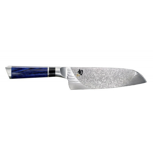 Buy online & save Shun Engetsu Santoku Knife 18cm |Shun |BEON.COM.AU Easily slice, dice, chop, and cut your food preparation ingredients with the Shun Classic Santoku Knife! This beautifully crafted knife is renowned for its unparalleled ability to slice, dice, and mince. Bearing just the right width, you can easily turn the blade on its side and load it up with i... Shun at BEON.COM.AU