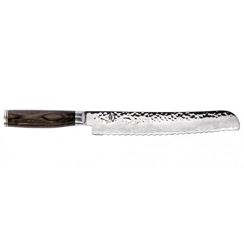 BEON.COM.AU The Shun Premier Bread knife features a serrated edge that will alow you to slice through both crusty and soft loaves without crushing your bread The Premier range of knives from Shun are made with the same high standard as all other Shun knives. Each knife will take 100 handcrafted steps to comp... Shun at BEON.COM.AU