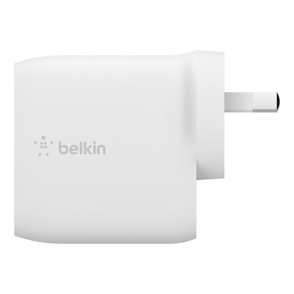 BELKIN BOOSTCHARGE Dual USB-A Wall Charger 24W - White WCB002AUWH Belkin