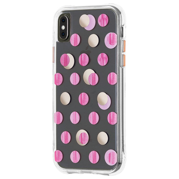 IPHONE XS/X CASEMATE WALLPAPER STREET CASE - PINK DOT CM038114 Casemate