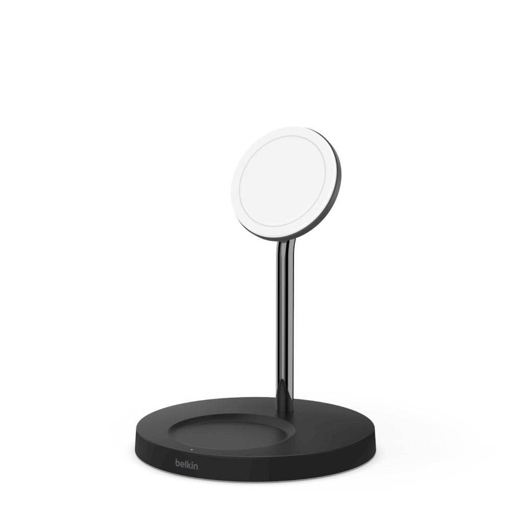 BELKIN BOOSTCHARGE PRO 2-in-1 Wireless Charger Stand With MagSafe 15W - Black WIZ010AUBK Belkin