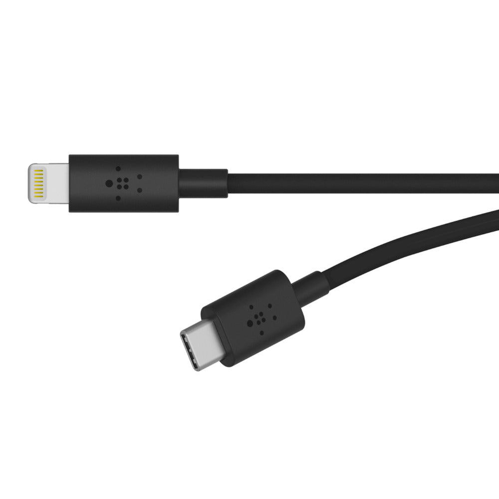 BELKIN BOOST CHARGE USB-C CABLE WITH LIGHTNING CONNECTOR 1.2 METER - BLACK F8J239BT04-BLK Belkin