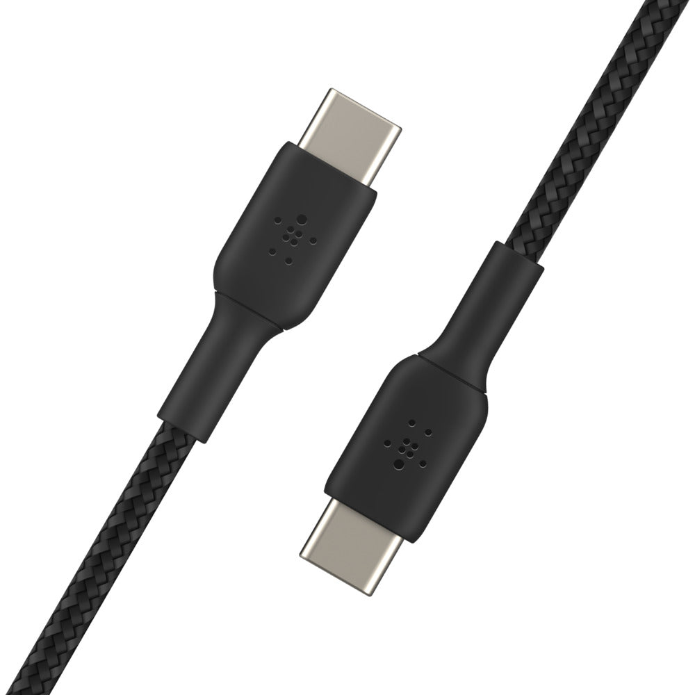 BELKIN BOOSTCHARGE Braided USB-C to USB-C Charge/Sync Cable 1 Meter - Black CAB004BT1MBK Belkin